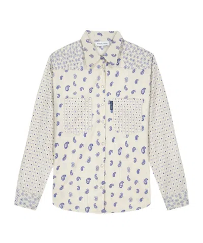 Maison Labiche Long Sleeve Shirt In White