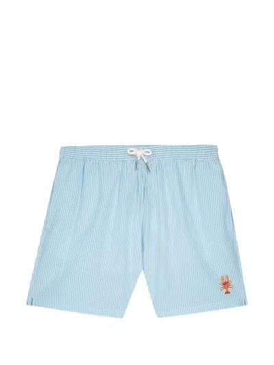 Maison Labiche Maillot Swim Shorts In Burgundy