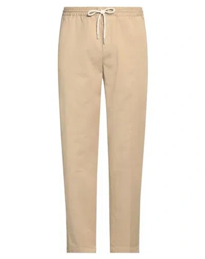 Maison Labiche Man Pants Sand Size 35 Cotton, Elastane In Beige