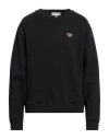 Maison Labiche Man Sweatshirt Black Size S Organic Cotton In Black