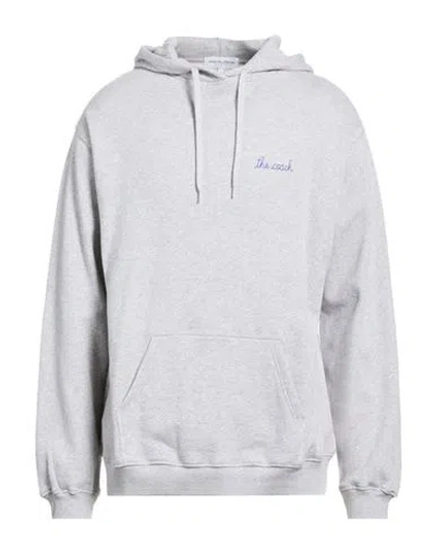 Maison Labiche Man Sweatshirt Grey Size L Organic Cotton In Gray