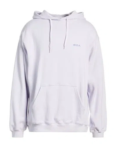Maison Labiche Man Sweatshirt Lilac Size M Organic Cotton In Purple