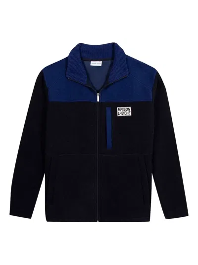 Maison Labiche Menans Colour-block Fleece Jacket In Multi