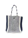 Maison Labiche Morard Stripe-pattern Raffia Tote Bag In Pattern