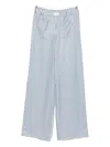 Maison Labiche Oudin Striped Wide-leg Trousers In Blue