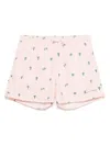 Maison Labiche Palm Trees Swim Shorts In Pink
