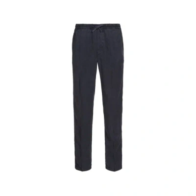 Maison Labiche Pantalon En Lyocell In Blue