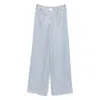 Maison Labiche Oudin Striped Wide-leg Trousers In Blue