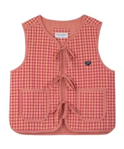 Maison Labiche Patch Coeur Valhubert Waistcoat In Pink