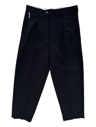 Maison Labiche Pleated-details Trousers In Blue