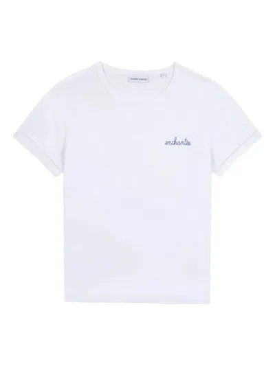 Maison Labiche Poitou Embroidered T-shirt In White