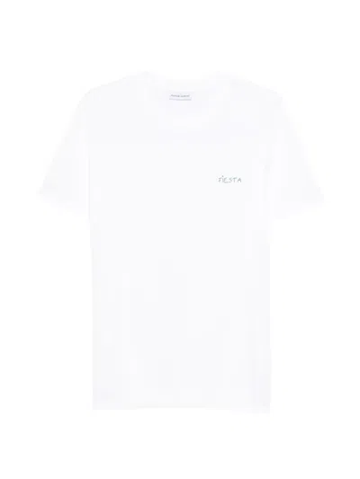 Maison Labiche Popincourt Embroidered T-shirt In White