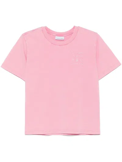 Maison Labiche Short Sleeve T-shirt In Pink