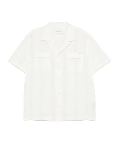 Maison Labiche Short Sleeve Shirt In White