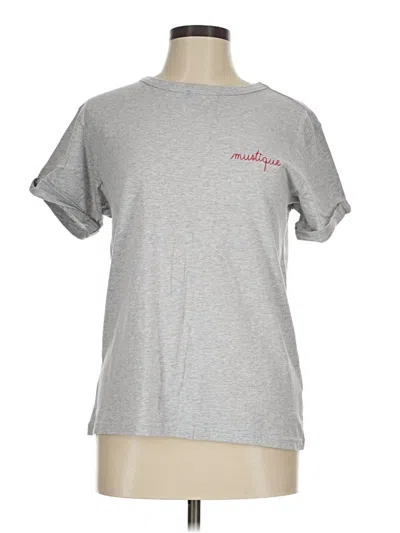 Pre-owned Maison Labiche Short Sleeve T-shirt In Silver