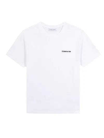 Maison Labiche Short-sleeved T-shirt With Logo In White
