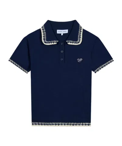 Maison Labiche Short-sleeved Polo Shirt In Blue