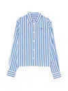 Maison Labiche Striped-pattern Shirt In Blue