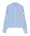 Maison Labiche Striped-pattern Shirt In Blue