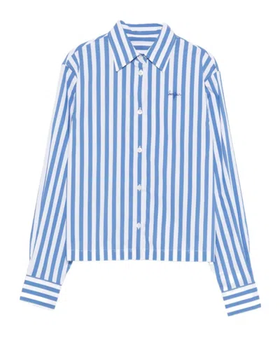 Maison Labiche Striped-pattern Shirt In Blue