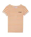 Maison Labiche Striped T-shirt In Nude