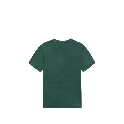 Maison Labiche T-shirt Brodé En Coton In Green