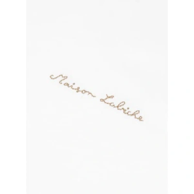 Maison Labiche T-shirt Chassaigne In White