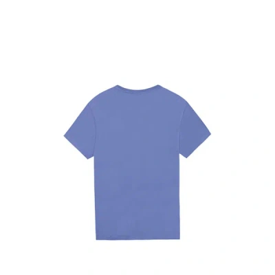 Maison Labiche T-shirt Droit Brodé En Coton In Blue