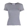 Maison Labiche Striped Organic Cotton T-shirt In Multicolor