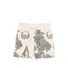 Maison Labiche Tree-embroidered Shorts In Neutral