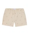 Maison Labiche Vermenouze Cotton Gauze Shorts In Neutral