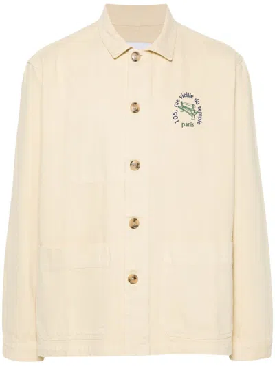 Maison Labiche Vieille Du Temple Sébasto Jacket In Yellow