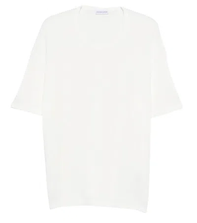 Maison Labiche White Round Neck T-shirt