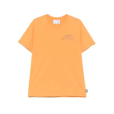 Maison Labiche X Nba Cotton T Shirts In Orange