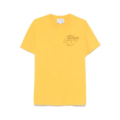 Maison Labiche X Nba Cotton T Shirts In Yellow