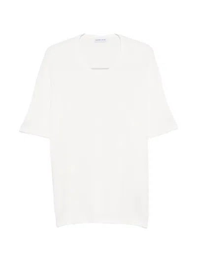Maison Labiche Ziem Knitted T-shirt In White