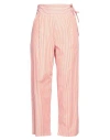 Maison Laponte Woman Pants Orange Size 8 Cotton In Orange