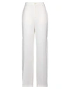 Maison Laponte Woman Pants White Size M Virgin Wool