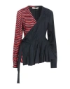Maison Laponte Woman Top Midnight Blue Size 4 Polyester, Viscose, Silk