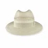 Maison Laurette Women's Neutrals Toyo Straw Woman Fedora In White