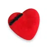 Maison Laurette Women's Red / Black Red Heart With Cute Sparkling Velvet Bow Fascinator Hat In Red/black