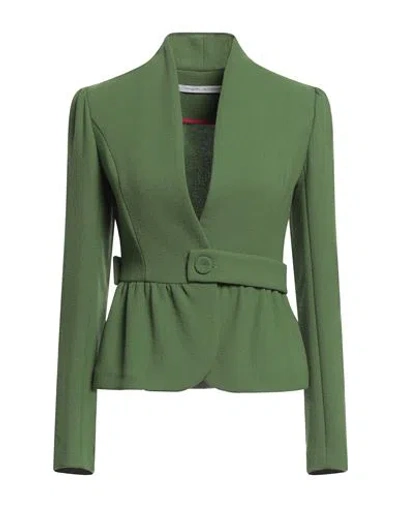 Maison Laviniaturra Woman Blazer Acid Green Size 10 Wool
