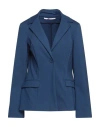 Maison Laviniaturra Woman Blazer Midnight Blue Size 8 Viscose, Polyamide, Elastane