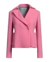 Maison Laviniaturra Woman Blazer Pink Size 8 Wool In Pink