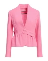 MAISON LAVINIATURRA MAISON LAVINIATURRA WOMAN BLAZER PINK SIZE 8 WOOL