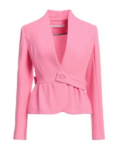 Maison Laviniaturra Woman Blazer Pink Size 8 Wool