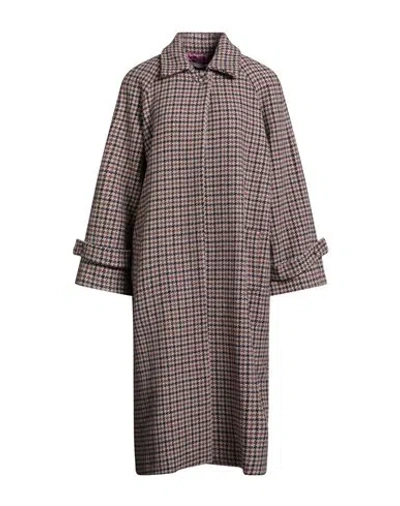 Maison Laviniaturra Woman Coat Light Grey Size 8 Wool In Gray