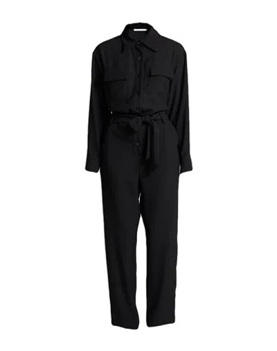 Maison Laviniaturra Woman Jumpsuit Black Size 8 Viscose