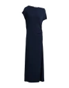 Maison Laviniaturra Woman Maxi Dress Midnight Blue Size 10 Viscose, Elastane
