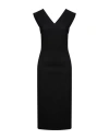 Maison Laviniaturra Woman Midi Dress Black Size 8 Viscose, Nylon, Elastane